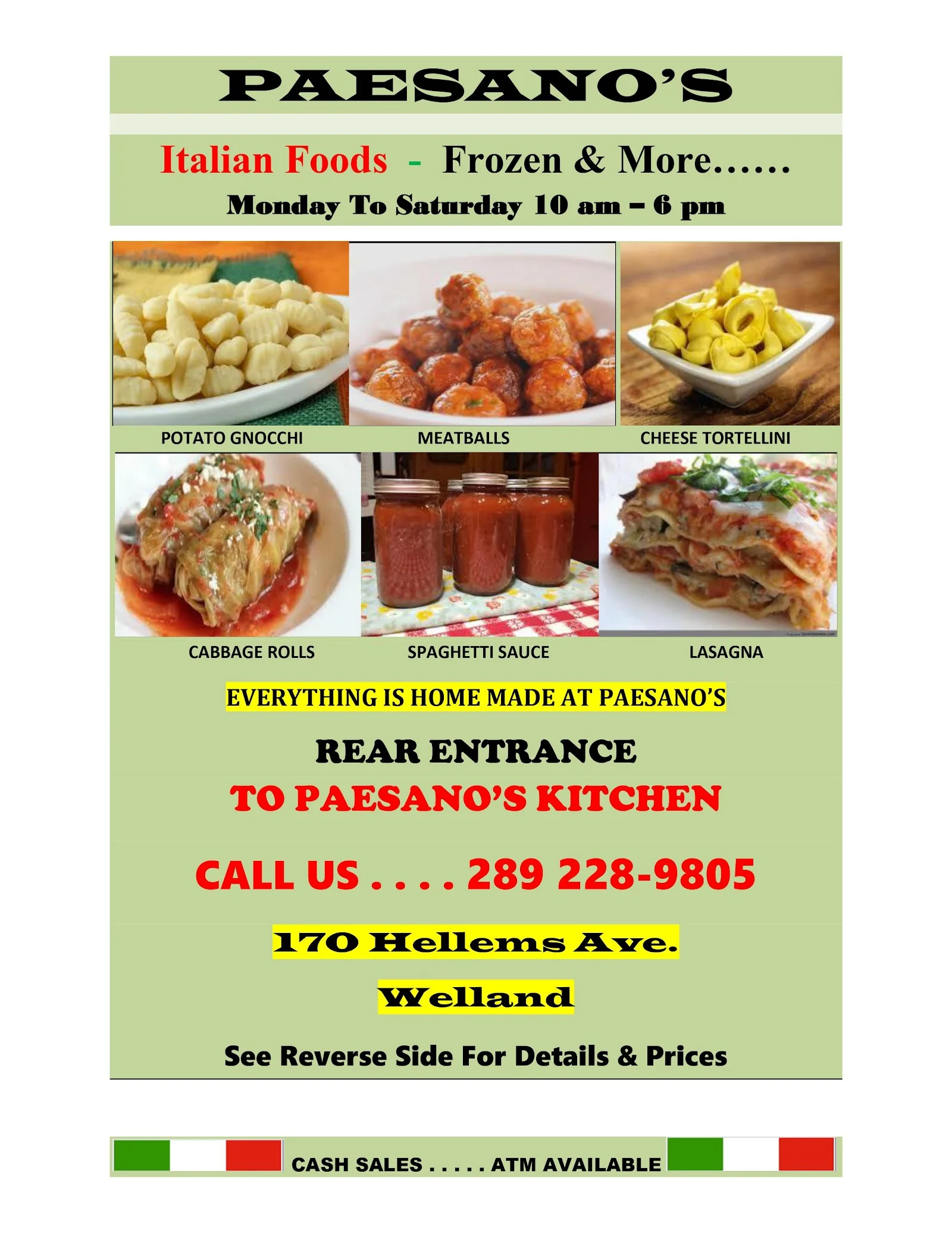 Paesano's Italian Foods