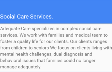 Adequate Care Social Services Inc.