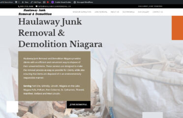 Haulaway Junk Removal & Demolition Niagara